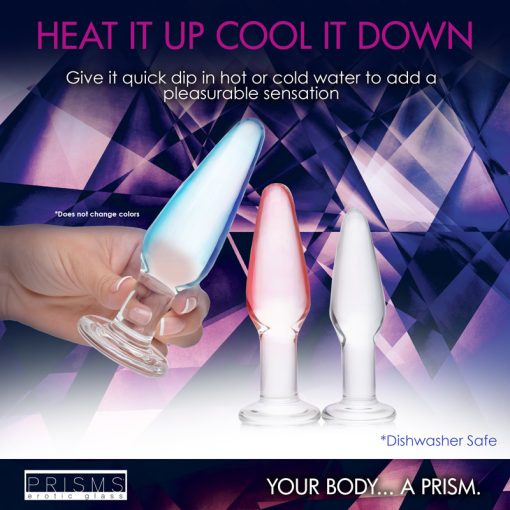Dosha 3 Piece Glass Anal Plug Kit - Image 6