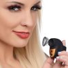 12X Mini Silicone Clit Stimulator - Black