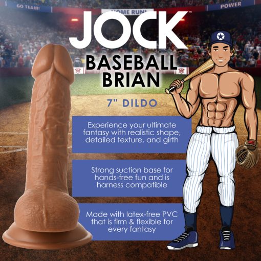Baseball Brian 7 Inch Dildo - Image 2