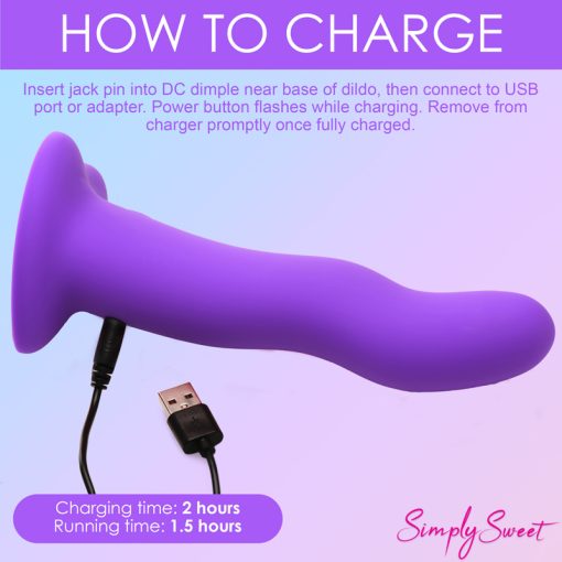21X Vibrating Wavy Silicone Dildo - Image 11