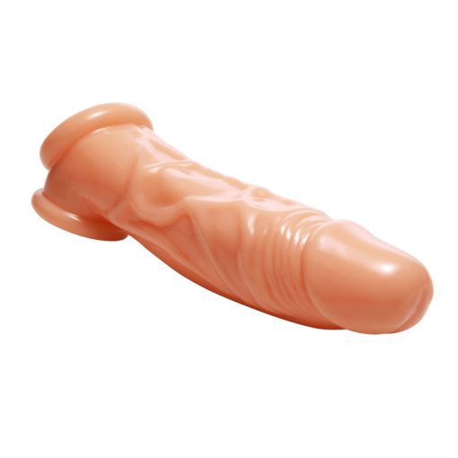 Realistic Flesh Penis Enhancer and Ball Stretcher - Image 2