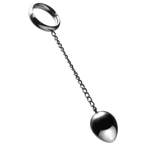 Stainless Steel Cock Ring and Anal Plug - Image 2