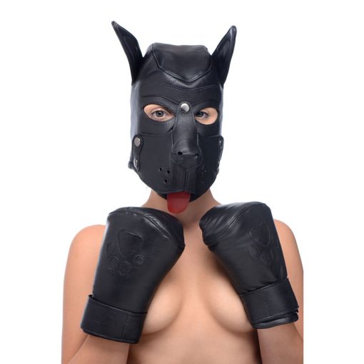 Strict Leather Padded Puppy Mitts - Image 3