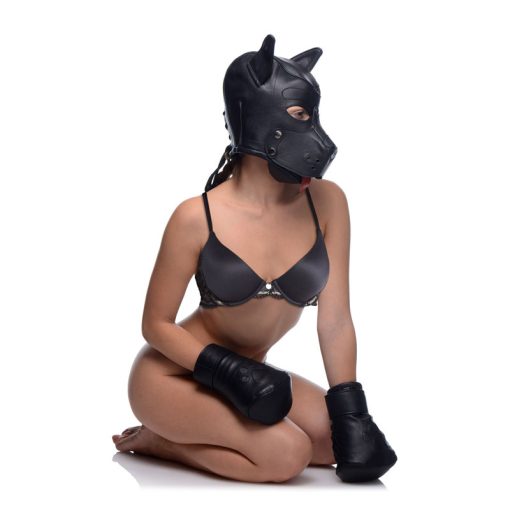 Strict Leather Padded Puppy Mitts - Image 4