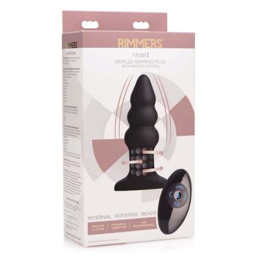 Rimmers Model I Rippled Rimming Plug with Remote - Image 5