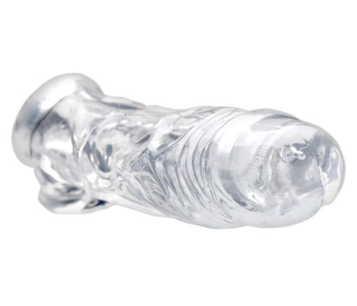 Realistic Clear Penis Enhancer and Ball Stretcher - Image 2
