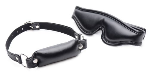 Padded Blindfold and Gag Set - Image 3