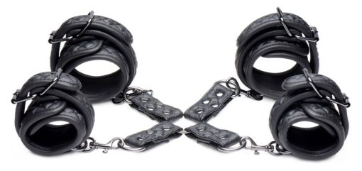 Concede Wrist and Ankle Restraint Set With Bonus Hog-Tie Adaptor - Image 4