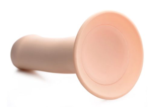 Squeezable Phallic Dildo - Beige - Image 4