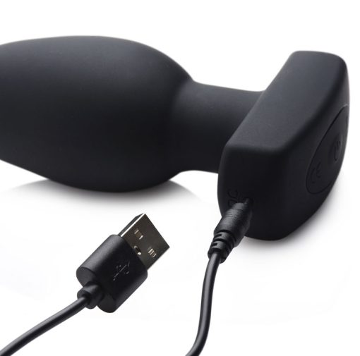 The Taper 10X Smooth Silicone Remote Control Vibrating Butt Plug - Image 7