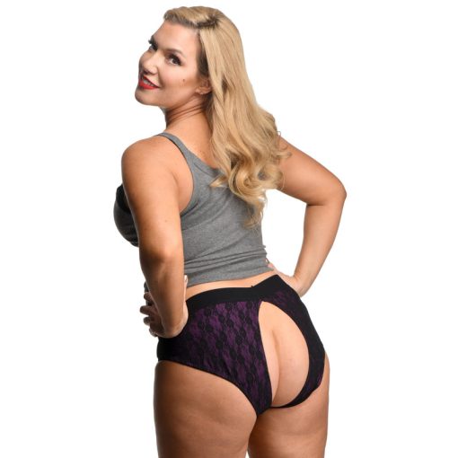 Lace Envy Crotchless Panty Harness - 3XL - Image 2