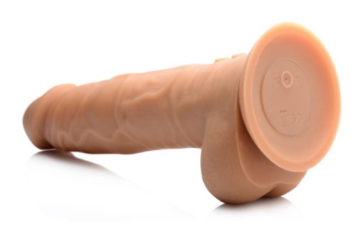 Power Pounder Realistic Thrusting Silicone Dildo - Image 6