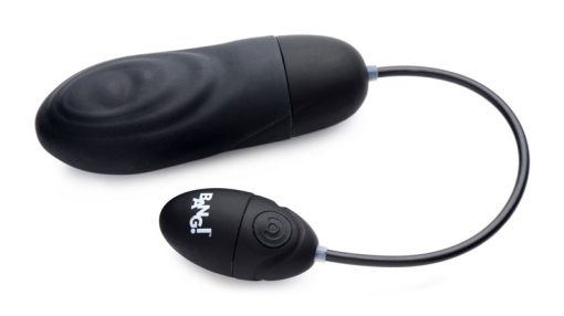 7X Pulsing Rechargeable Silicone Vibrator - Black - Image 2