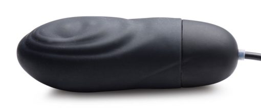 7X Pulsing Rechargeable Silicone Vibrator - Black - Image 4