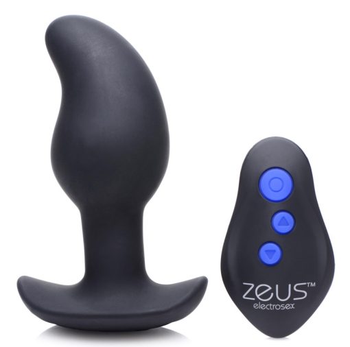8X Volt Drop Vibrating and E-Stim Silicone Prostate Massager with Remote - Image 2