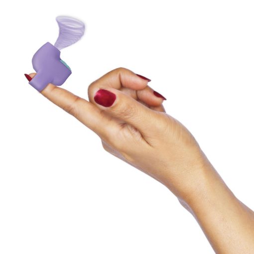 12X Mini Silicone Clit Stimulator - Purple - Image 2