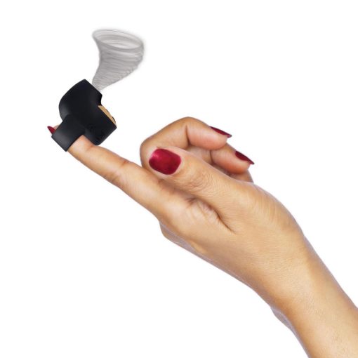 12X Mini Silicone Clit Stimulator - Black - Image 2