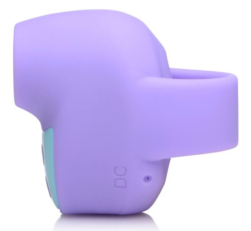 12X Mini Silicone Clit Stimulator - Purple - Image 5