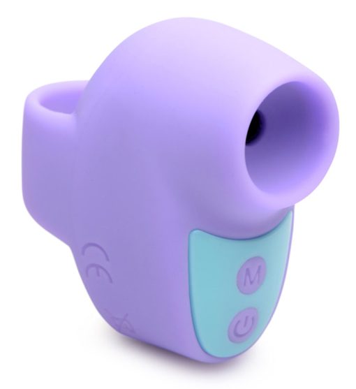 12X Mini Silicone Clit Stimulator - Purple - Image 3