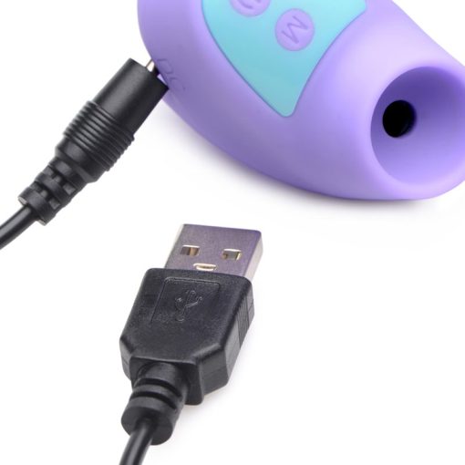 12X Mini Silicone Clit Stimulator - Purple - Image 6