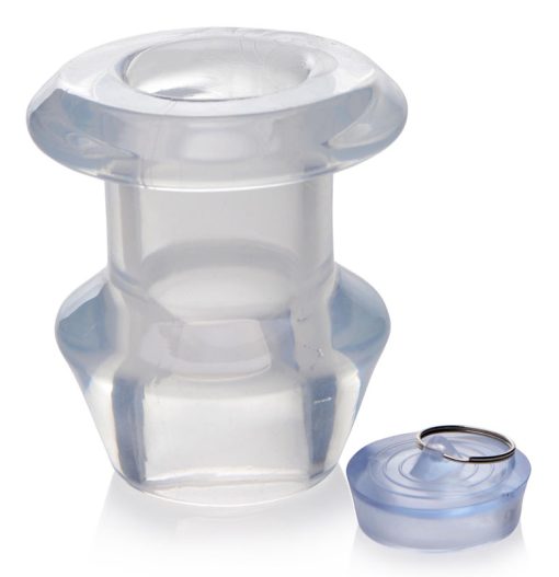 Ass Bung Clear Hollow Anal Dilator with Plug - XL - Image 6