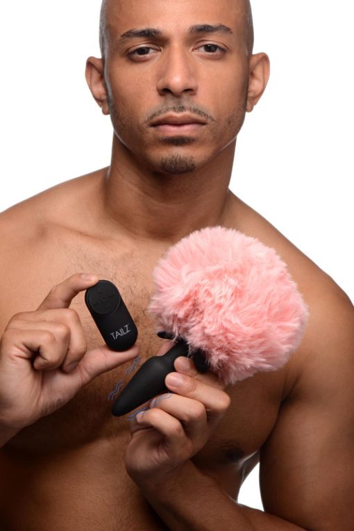 Vibrating Silicone Anal Plug with 3 Interchangeable Tails - Image 9