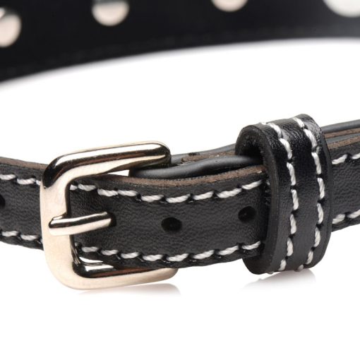 Rhinestone Choker with O-Ring - Red - Image 6