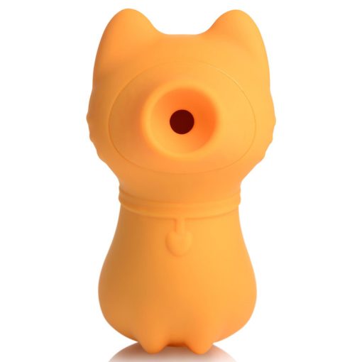 Sucky Kitty Silicone Clitoral Stimulator - Orange - Image 6