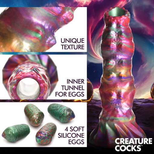 Larva Silicone Ovipositor Dildo with Eggs - Image 2