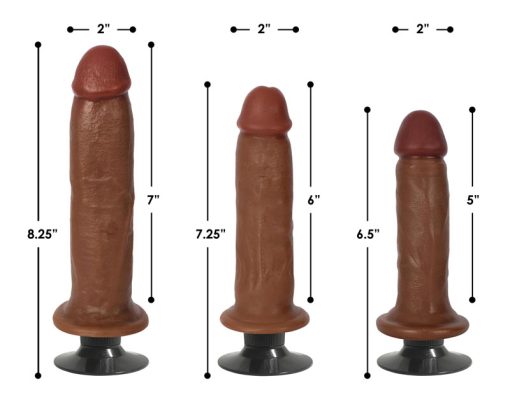Jock Medium Vibrating Dildo - 8 Inch - Image 2