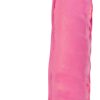 8 Inch Slim Stick with Balls Cherry Ice Dildo