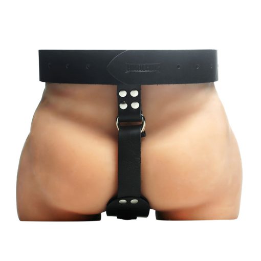 Strict Leather Male Butt Plug Harness - Image 2
