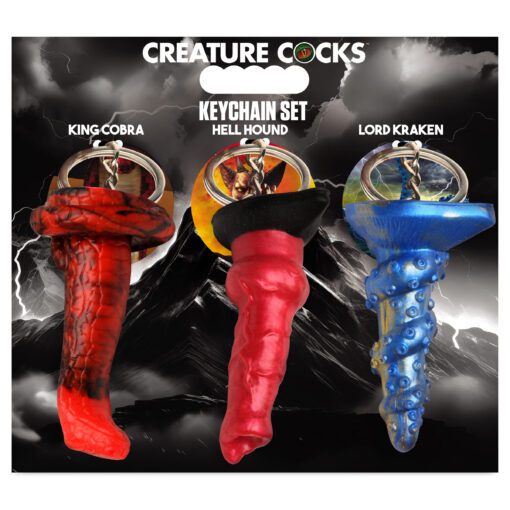 Hell-Hound, Lord Kraken, & King Cobra Silicone Keychain Set - Image 8