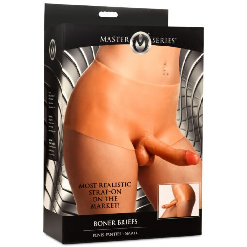 Boner Briefs Silicone Penis Strap On - Small - Image 12