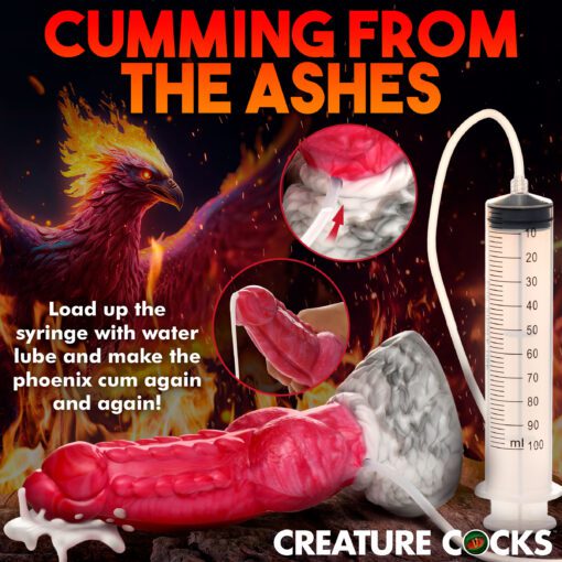 Resurrector Phoenix Squirting Silicone Dildo - Image 6