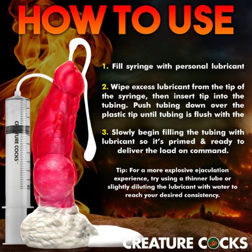 Resurrector Phoenix Squirting Silicone Dildo - Image 8