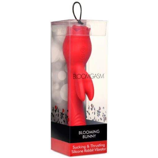 Blooming Bunny Sucking and Thrusting Silicone Rabbit Vibrator - Image 10