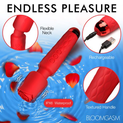 Deluxe Silicone Rose Wand - Image 7