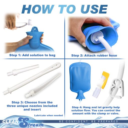 Deluxe Shower Enema Kit with 5 Tips - Image 6