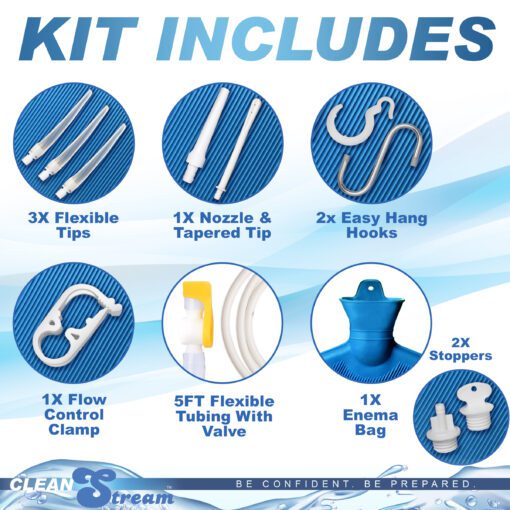 Deluxe Shower Enema Kit with 5 Tips - Image 7