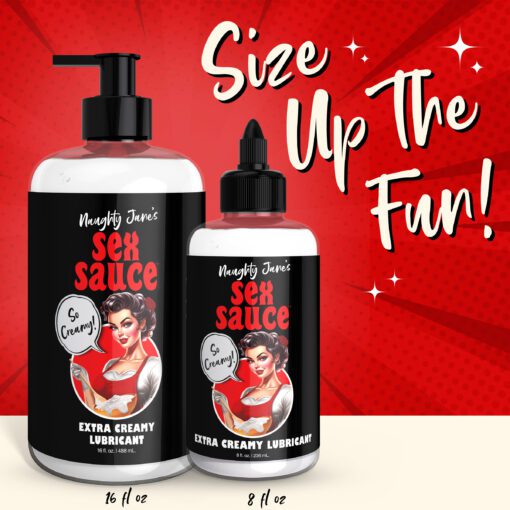 Naughty Jane's Sex Sauce Extra Creamy Lubricant - 16oz - Image 10