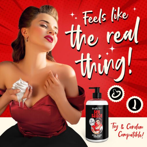 Naughty Jane's Sex Sauce Extra Creamy Lubricant - 16oz - Image 5