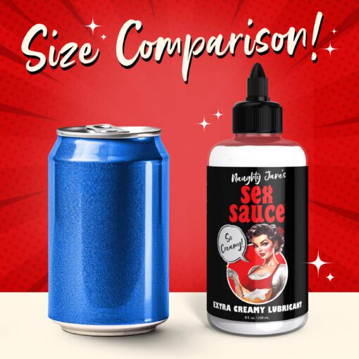 Naughty Jane's Sex Sauce Extra Creamy Lubricant - 8oz - Image 8