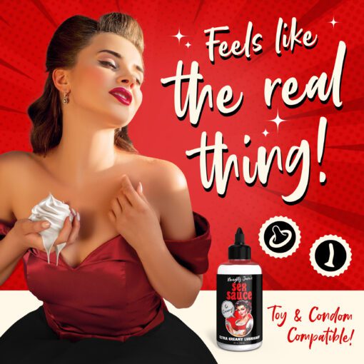 Naughty Jane's Sex Sauce Extra Creamy Lubricant - 8oz - Image 5