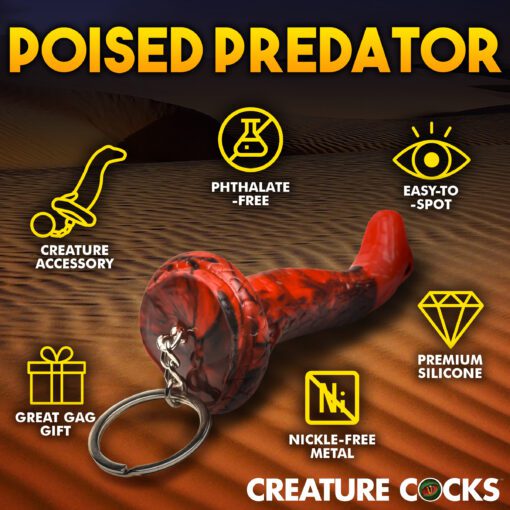 King Cobra Mini Dildo Key Chain - Image 7