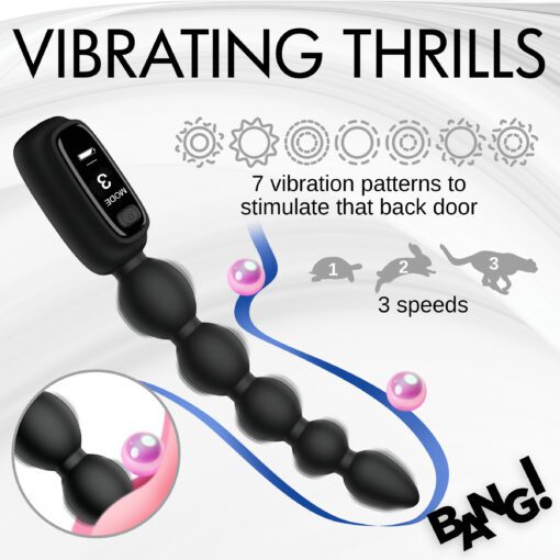 Silicone Anal Beads with Digital Display - Image 3