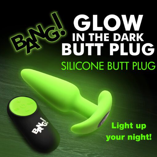 Glow-in-the-Dark Silicone Butt Plug - Image 2