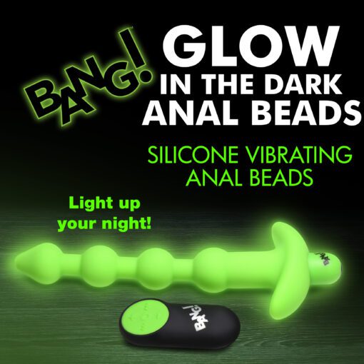 Glow-in-the-Dark Silicone Anal Beads - Image 2