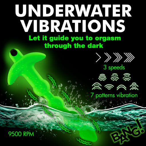 Glow-in-the-Dark Silicone Anal Beads - Image 3
