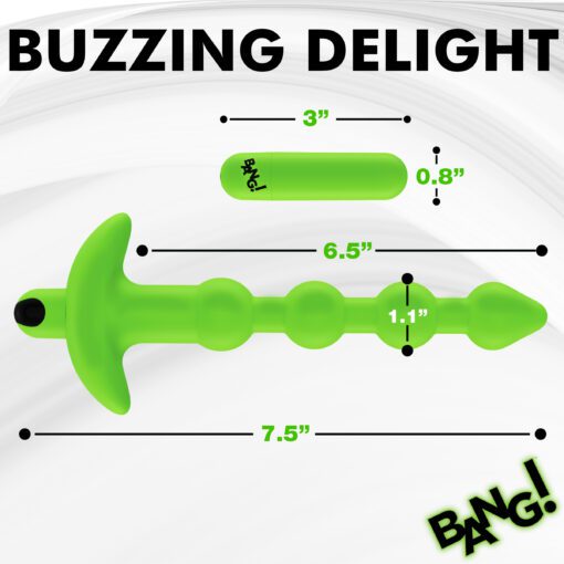 Glow-in-the-Dark Silicone Anal Beads - Image 4